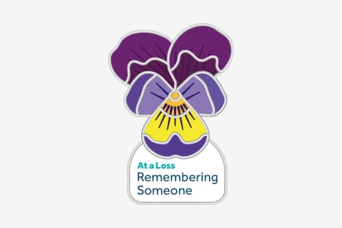 Mourning badge